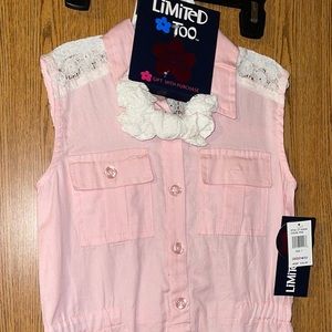 Limited too girls size 7 romper